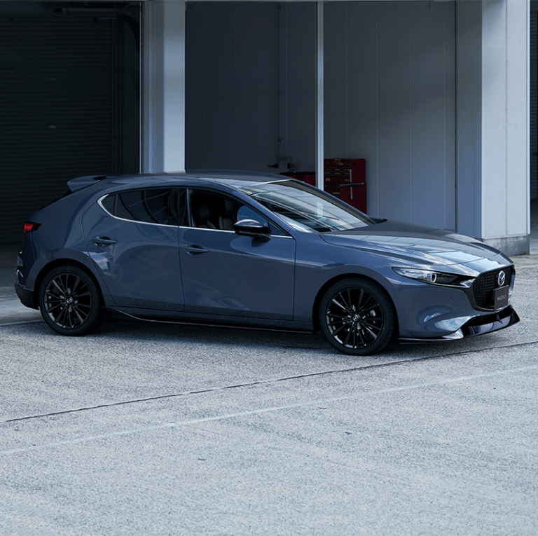 Mazda 3 Hatchback Front Under Spoiler